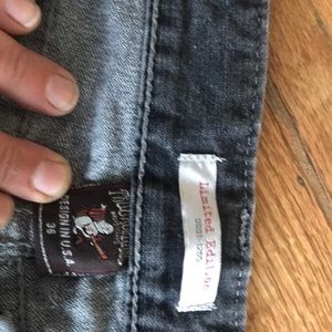 Men’s true religion black jeans limited